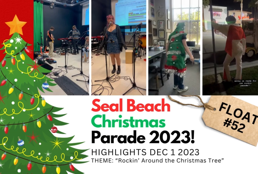 APA Performed in Seal Beach Christmas Parade 2023 HBAPA