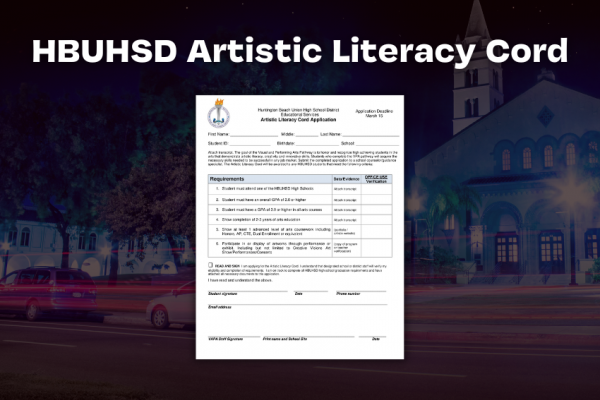 HBUHSD Artistic Literacy Cord