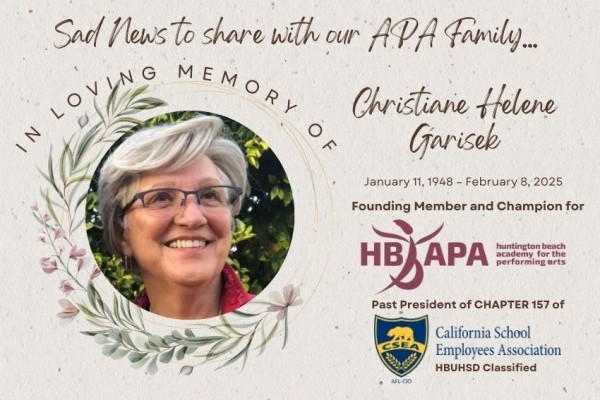 In Memory of Christiane Helene Garisek