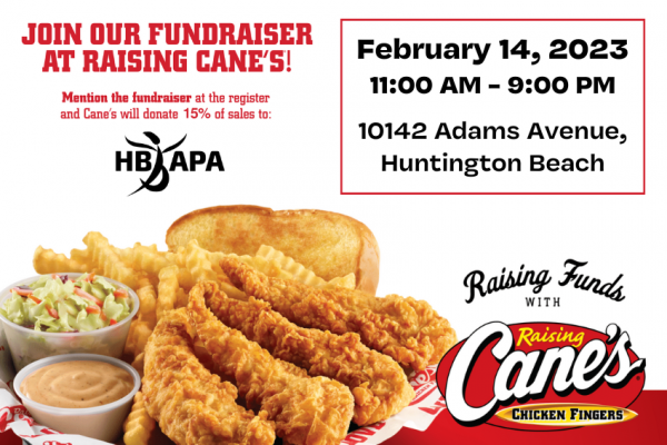 APA’s RAISING CANE’S Fundraiser: Tues, Feb 14th!