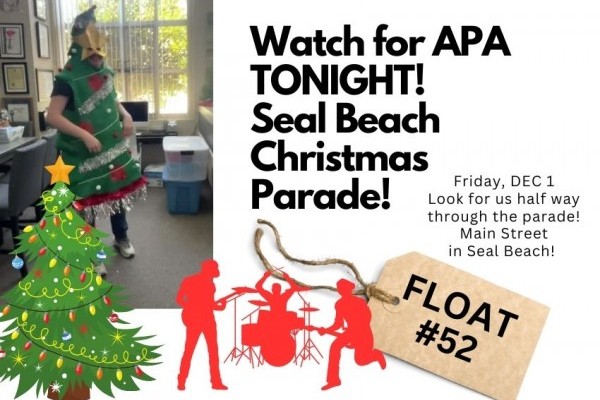 APA Performs In Seal Beach Christmas Parade