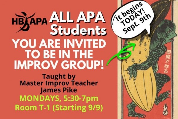 APA IMPROV Begins Sept 9th